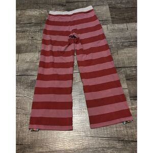 Matilda Jane You & Me Girls Pants Size 12 Striped Pull On Capri Leggings